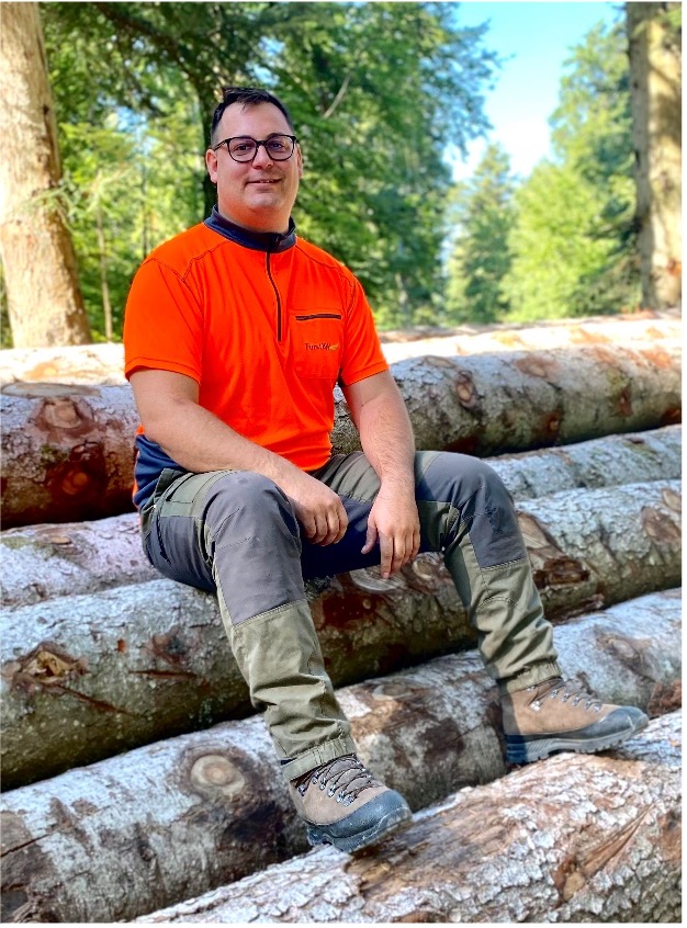 Leander Walz bei Baumfällung und Baumpflege